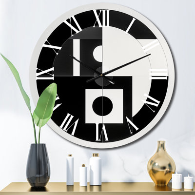 Horloge murale en métal