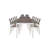 Aynura 12 - Person Patio Dining Set with Rectangular Table