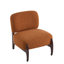 Méridienne moderne de 25,5 po avec structure en bois massif (chaise incluse seulement)