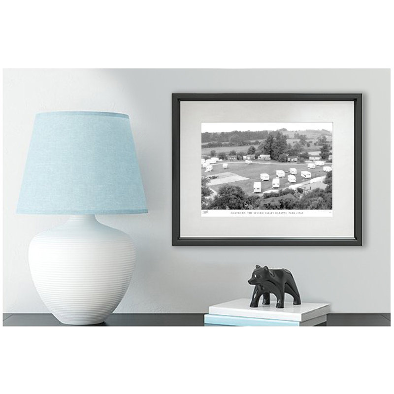 Quatford, The Severn Valley Caravan Park C1965 - Single Picture Frame Print, 40cm H x 50cm W x 2.3cm D