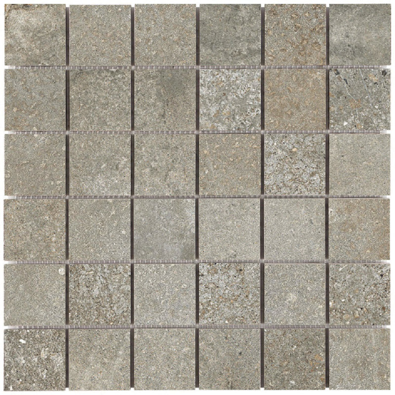 Carreau de mur et de plancher en porcelaine 2 po x 2 po, Taupe