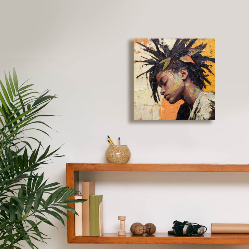  Art mural en toile «également déloyale» par Rich Monet, 12 po x 12 po, H 12 po x l 12 po