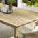 Amanzhan Solid Wooden Garden Outdoor Table Set With Wicker Dining Chairs - Modern Boho Style