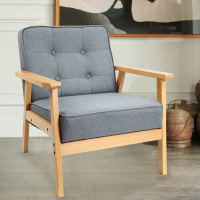 Fauteuil en lin 21,26 po Brookville