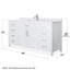 Beckett 66" Freestanding Single Bathroom Vanity with Cultured Marble Top-237132391-245638945-245638950