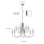Luminaire suspendu en fer 12 lumières-1166705512