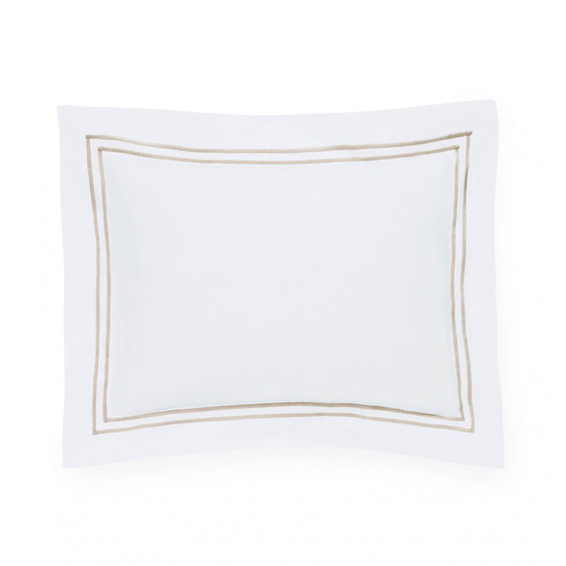Grande Hotel Sham, King, White/Taupe