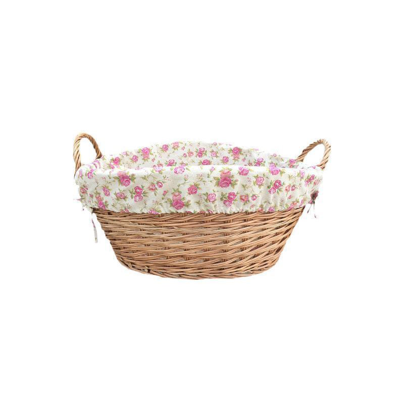 Wicker Laundry Basket with Handles