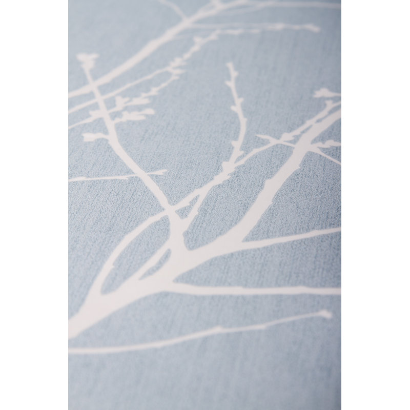 Innocence Floral Wallpaper Roll, Duck Egg