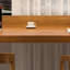 Bureau d'écriture rectangulaire en bois massif noyer-1111536178