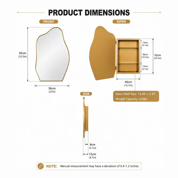 Dimensions du produit