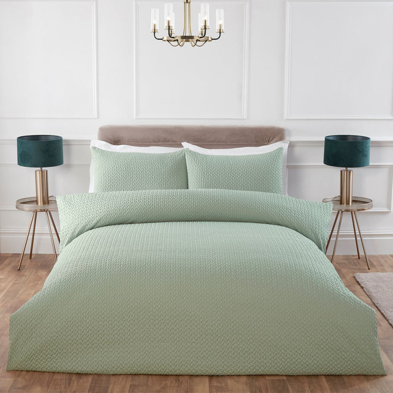 Polyester Solid Colour Duvet Cover Set, Double Bed (200 x 200 cm)