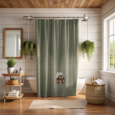 Winter Serenity - Premium Shower Curtain