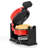 MegaChef Non-Stick Round Electric Flip 5 Inch Belgian Waffle Maker in Red