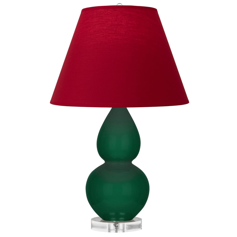Petite lampe d'appoint à double gourde, Rouge, Jungle