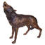 The Howl of the Wild Wolf Garden Statue
