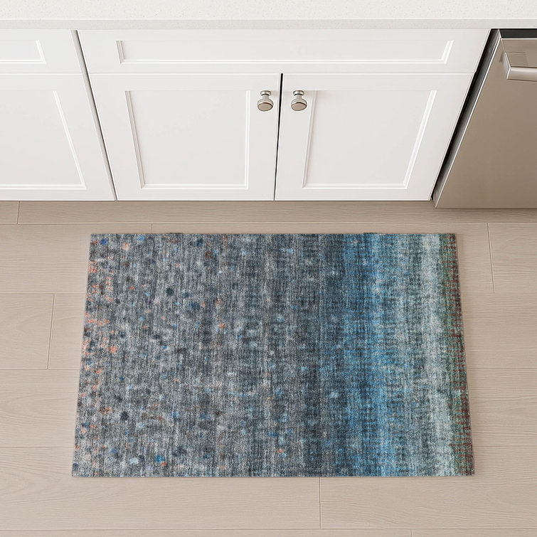 Machine Washable Indoor/Outdoor Matteson ACN2316 Stripes Rug