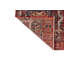 Hand-Knotted High-Quality Red and Navy Runner
