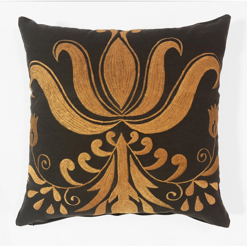 Housse de coussin en lin Versailles, Orange