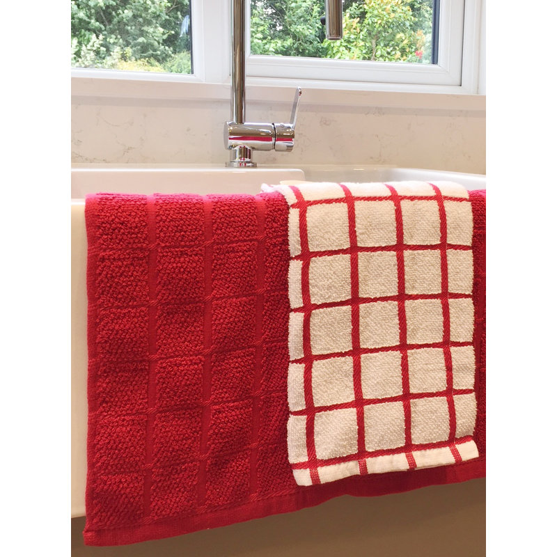 Tea Towel Kitchen Towel, Red