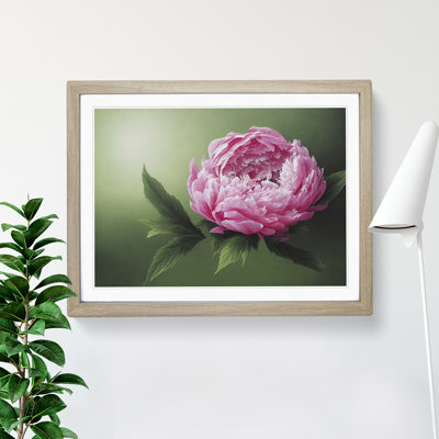 Masterful Peony Flower - Single Picture Frame Painting