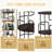 Rotating Bookshelf Tower 5 Tier, Spinning Bookcase, Revolving 360 Book Shelf Narrow Tall Bookcase, Vertical Turning Round Storage Bookshelf-1377596297