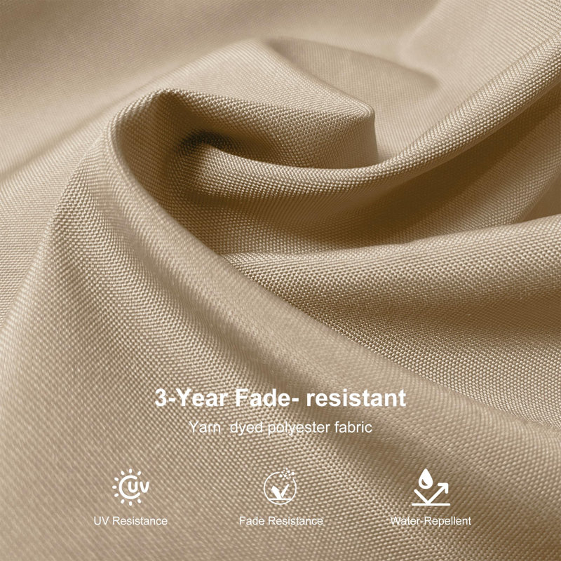 304cm X 396cm Rectangular Cantilever Parasol, Beige
