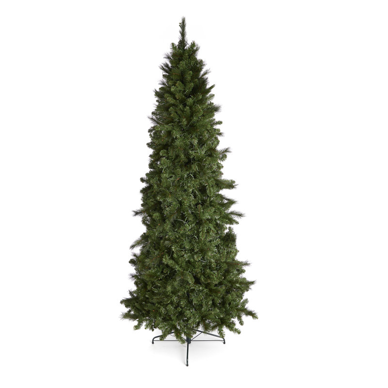 Home Heritage Cascade Quick Set Artificial Christmas Tree, 9' , Clear/White