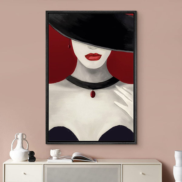 IDEA4WALL Elegant Woman On Canvas Print | Wayfair