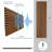 Acoustic Wood Wall Paneling, Decorative Soundproof Panels for Walls & Ceilings, 3D Slat Wood Accent Panels for Living Rooms, Bedrooms, Offices & Studios-113402623-74939778