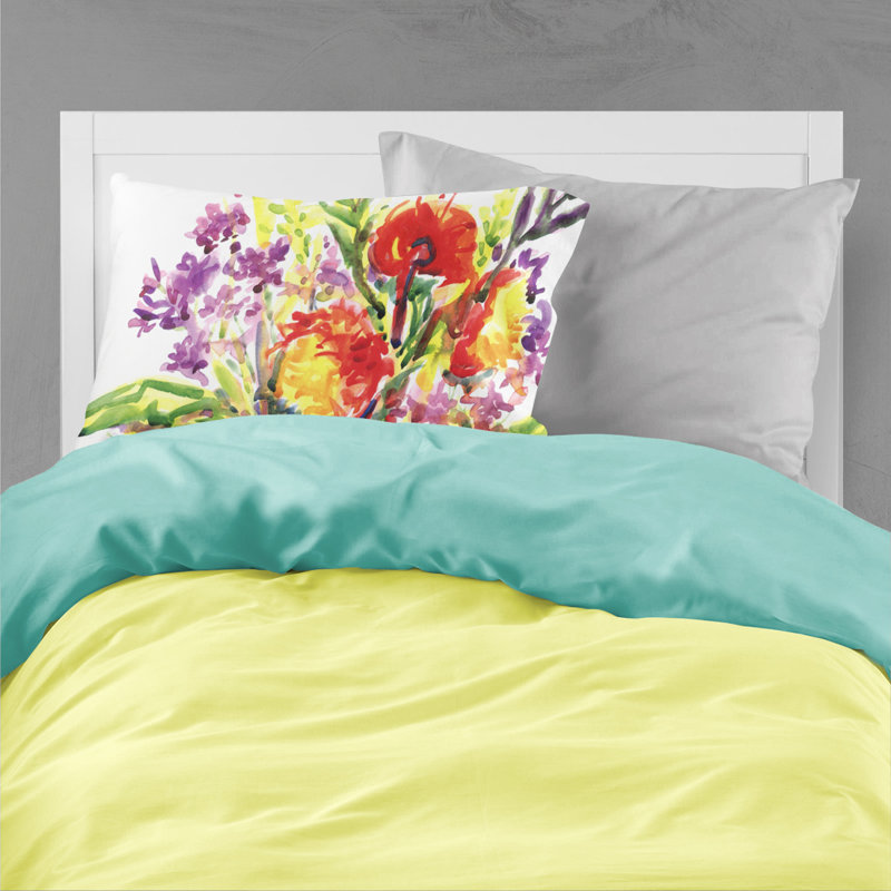  Taie d'oreiller fleur