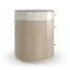 Hang Around 3 - Drawer Nightstand in Cloud/Dry Martini/Winter Frost/Gray Sintered