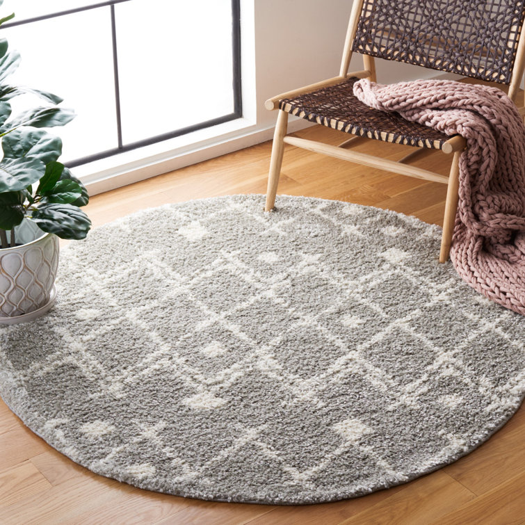 Saira Berber Shag Performance Geometric Rug