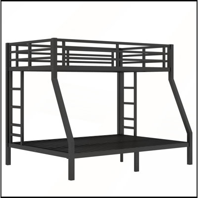 Metal Twin over Full Bunk Bed for Teens and Adults