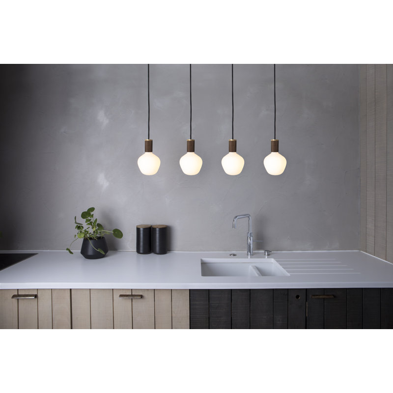 Enno Pendant Light In Walnut
