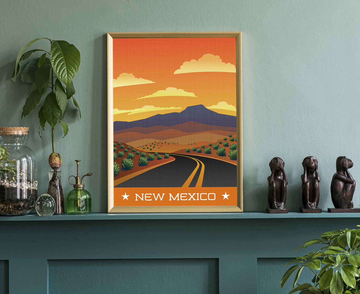 https://assets.wfcdn.com/im/86977608/compr-r85/2116/211628695/new-mexico-retro-style-state-travel-poster-vintage-unframed-print-home-and-office-wall-art.jpg