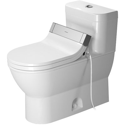 Toilette monopièce allongée 1,28 GPF (économe en eau) (siège inclus)