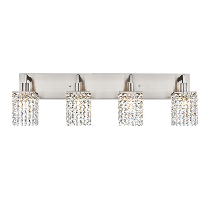 3243W-4 4 - Light Dimmable Vanity Light, Brushed Nickel