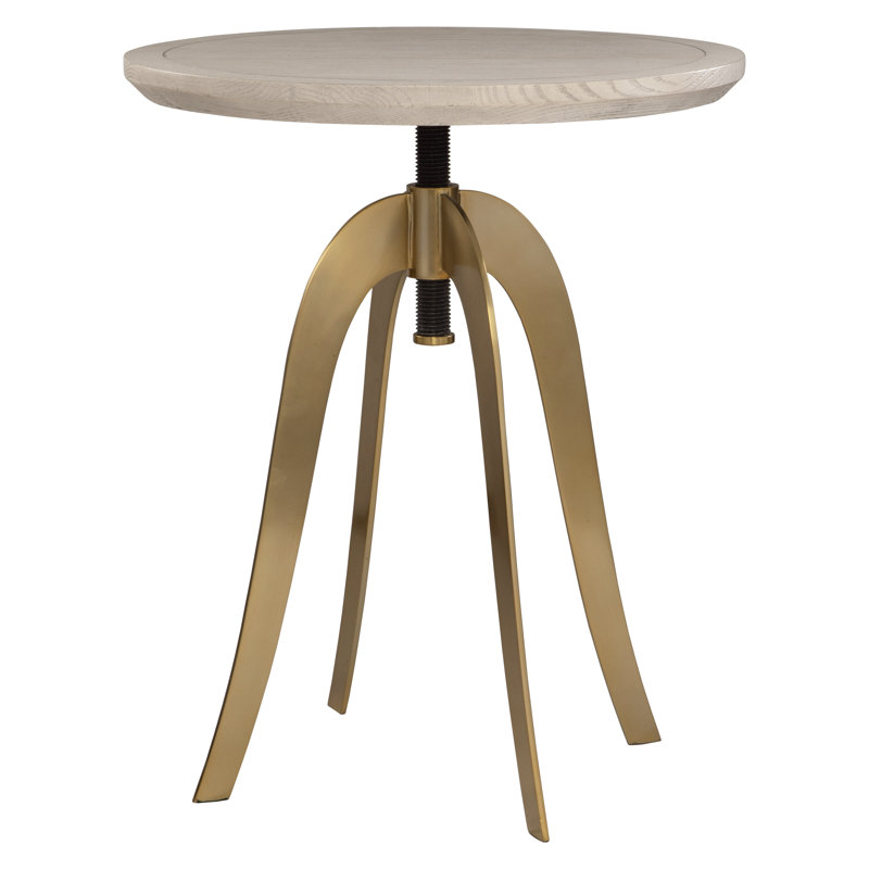 Newgard Oak Adjustable Accent Table
