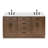 Thornaby 66'' Solid Wood Double Bathroom Vanity with 1.5'' White Quartz Top, Oval Sinks-122438984-119156901