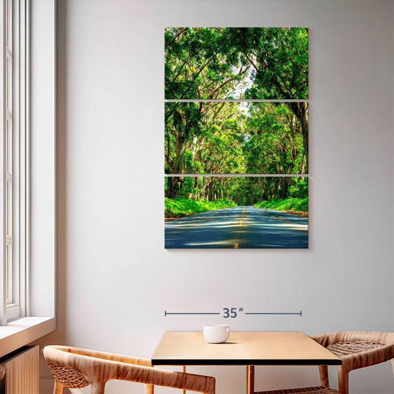Mehar Tree Tunnel In Kauai, 65" H x 42" W