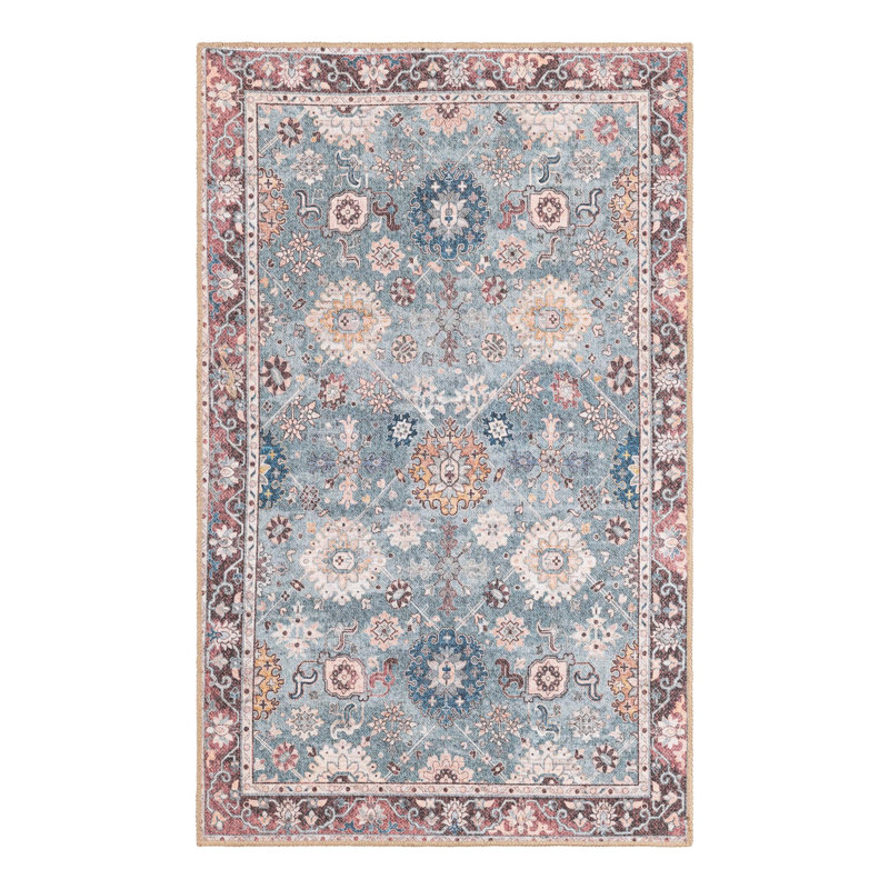 Bungalow Rose Esther Timeless Rug, Rectangle 3 pi 6 po x 5 pi 6 po