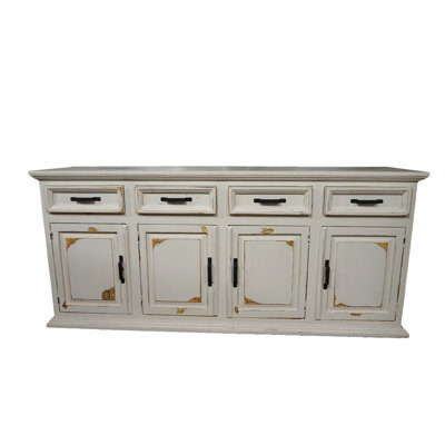 Rustic Sierra 77.5" Solid Wood Sideboard Buffet