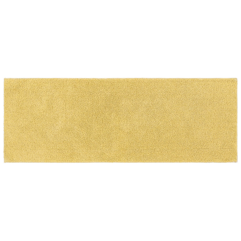 Tapis pour salle de bain Roanoke, L 22 po x L 60 po, Jaune doux