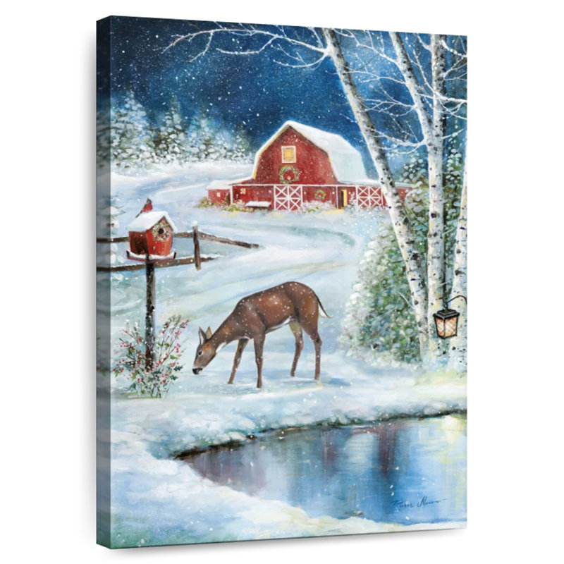Lelend Holiday Skating, 24" H x 16" W