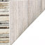 Tapis à rayures moderne / minimaliste brun / crème / gris pour le salon, le couloir et les tapis d'entrée-1814231108