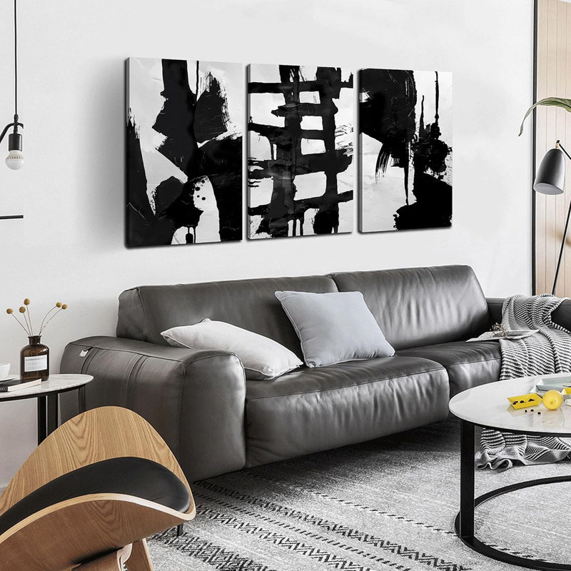 3 Piece Wrapped Canvas Print, 60 cm H x 40 cm W