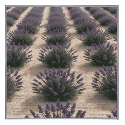 Machine Washable Botanical Gray Area Rug