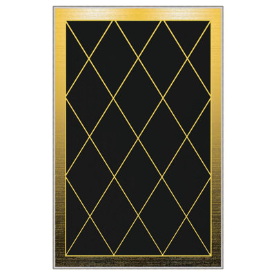 Premium Hall Carpet (3.3 x 6.6 ft), 100% Polyester, 0.3 in Pile Height | Antibacterial, Non-Slip PVC Dot Underside, 650 g/m² | Durable Woven Design, 3D Digital Printing, Machine Washable, Ideal for Home Décor