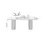 Simple, retro and fashionable dining table-908266942